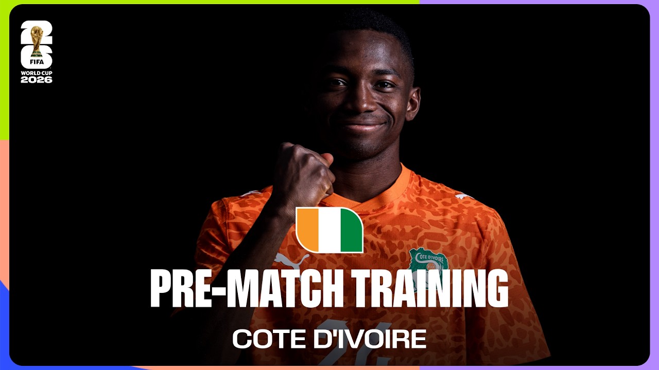 Cote d'Ivoire Train Before Ecuador | FIFA World Cup 2026&trade;