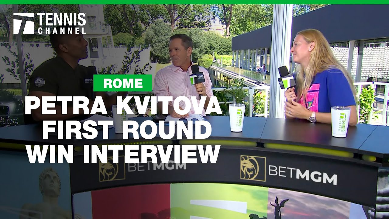 Petra Kvitova on her First Win Since Maternity Leave | 2025 Rome