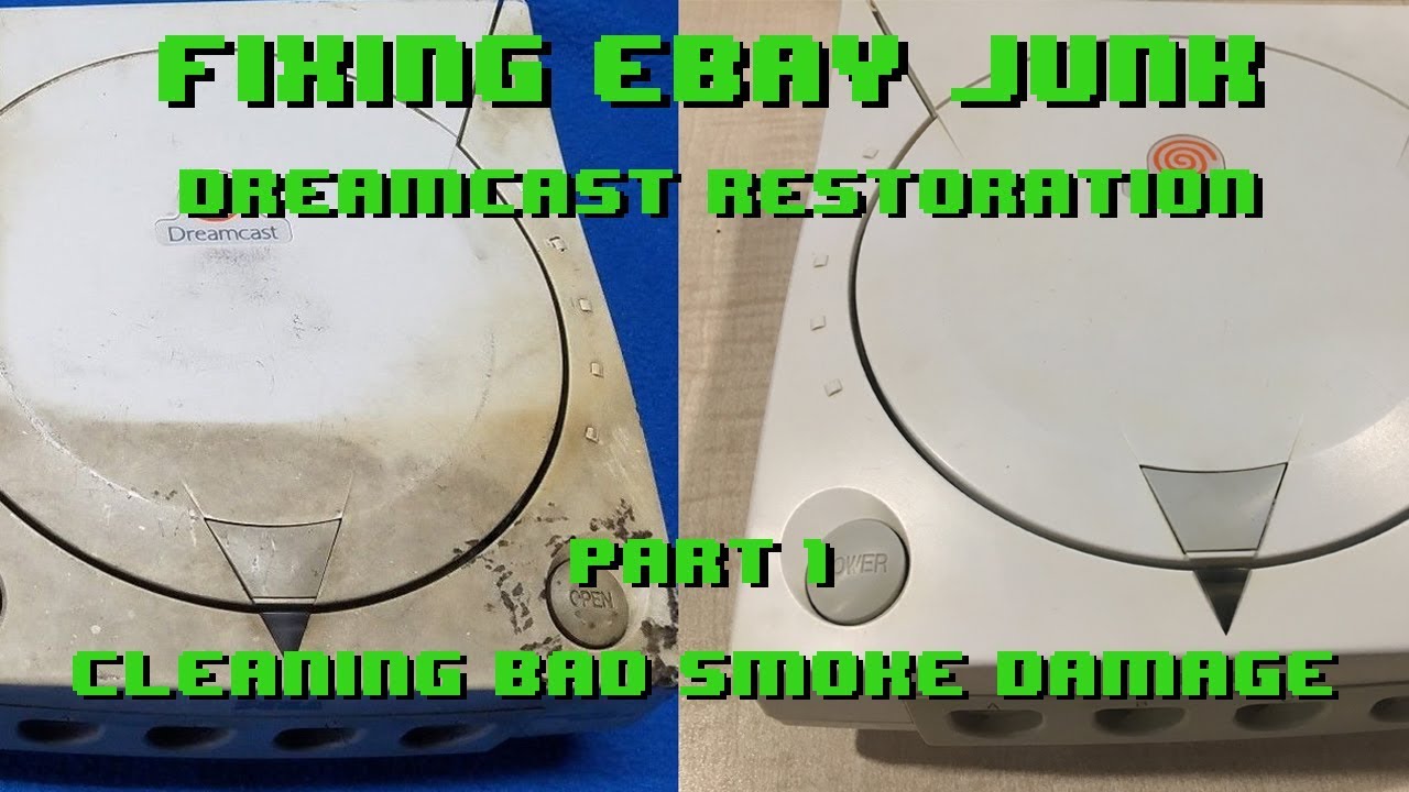 Fixing eBay Junk - Dreamcast Restoration - Part 1 - Smoke Damaged Sega Dreamcast