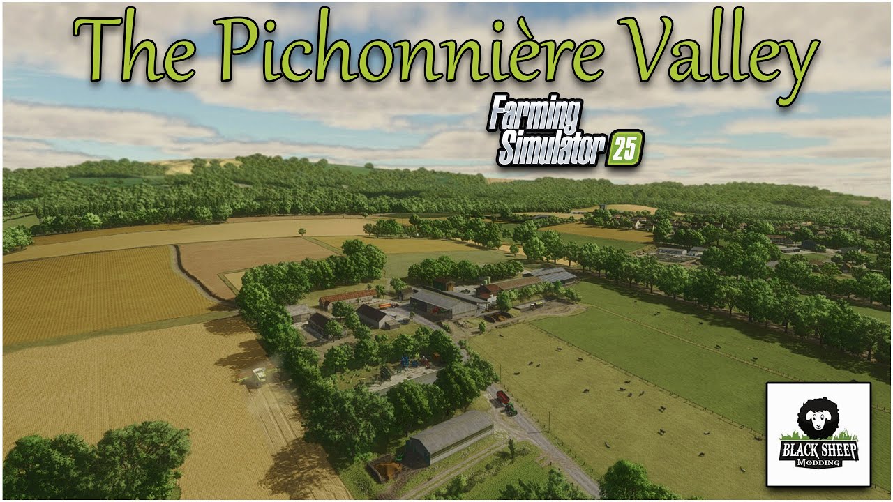 FS25 - The Pichonnière Valley - La mappa che tutti aspettavano! Tour Map