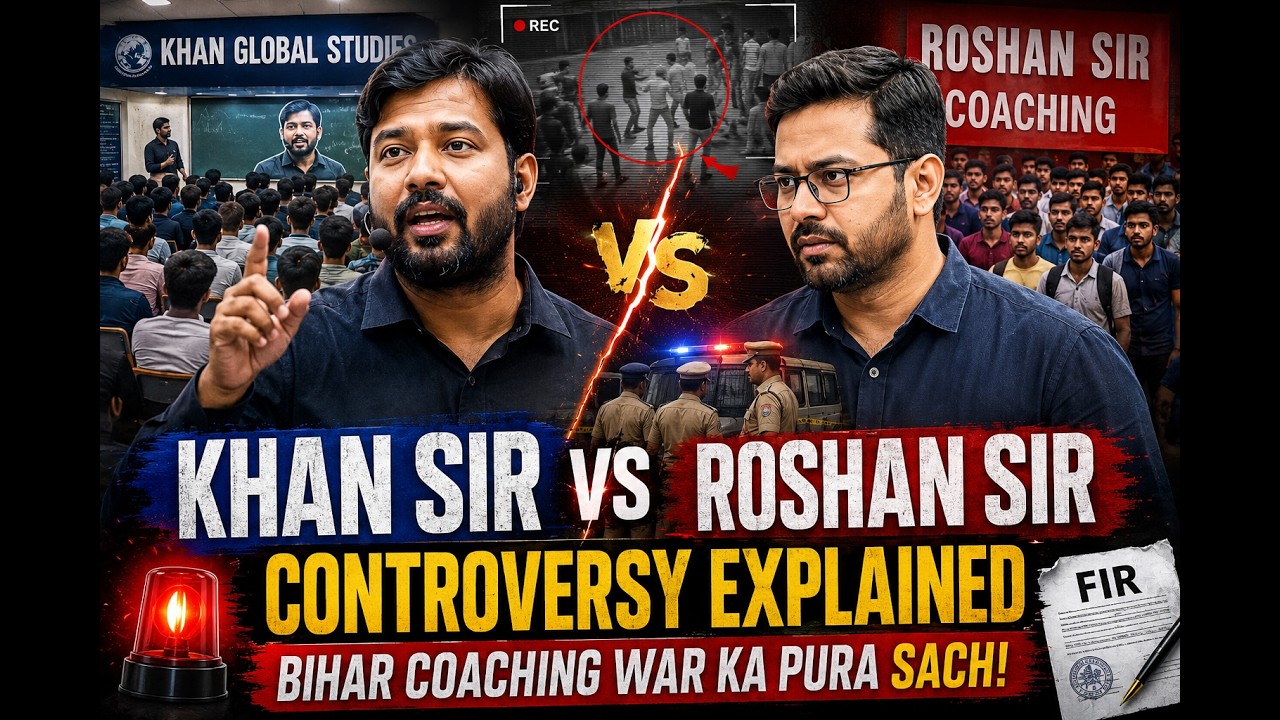 Khan Sir vs Roshan Sir Controversy Explained | Bihar Coaching War Ka Pura Sach!