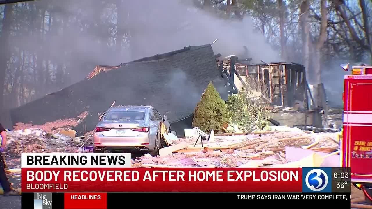 VIDEO: Body recovered following house explosion in Bloomfield
