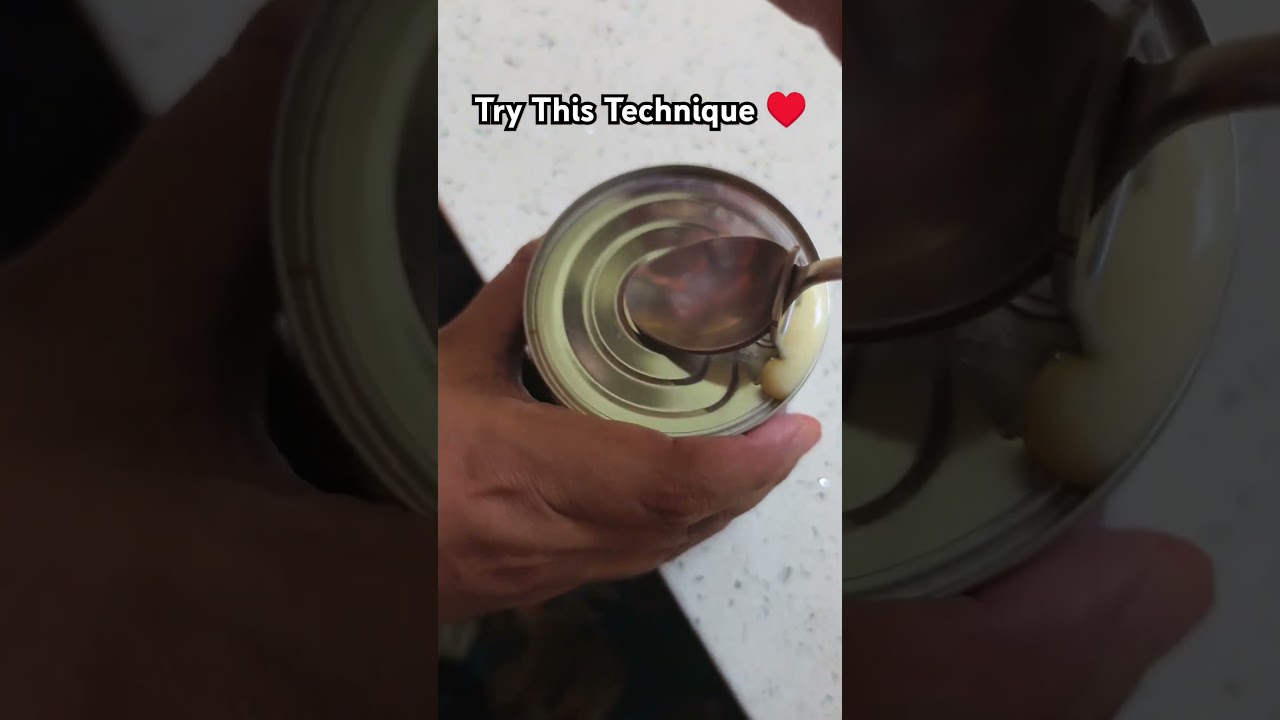 Easy Technique to Open Tin Box(Milkmaid) #sonacuisinelifestyle #food #cooking #shorts #trending