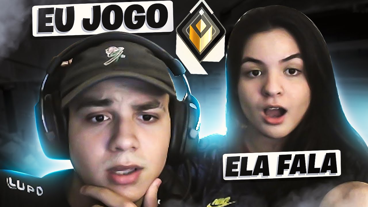 FINGI SER MULHER NO VALORANT! *chamaram de LINDA e HACK 🤬*