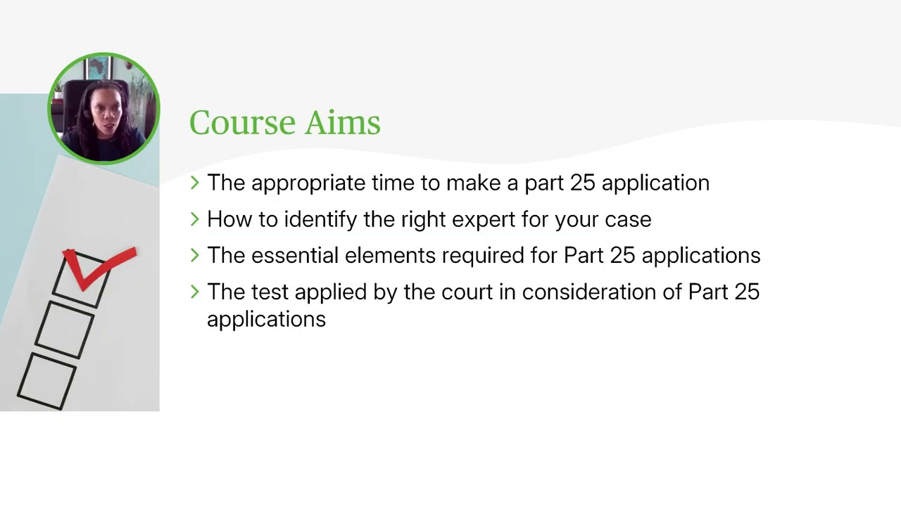 A Practical Guide to Part 25 Applications in Children Act Proceedings for Family Lawyers - Webinar