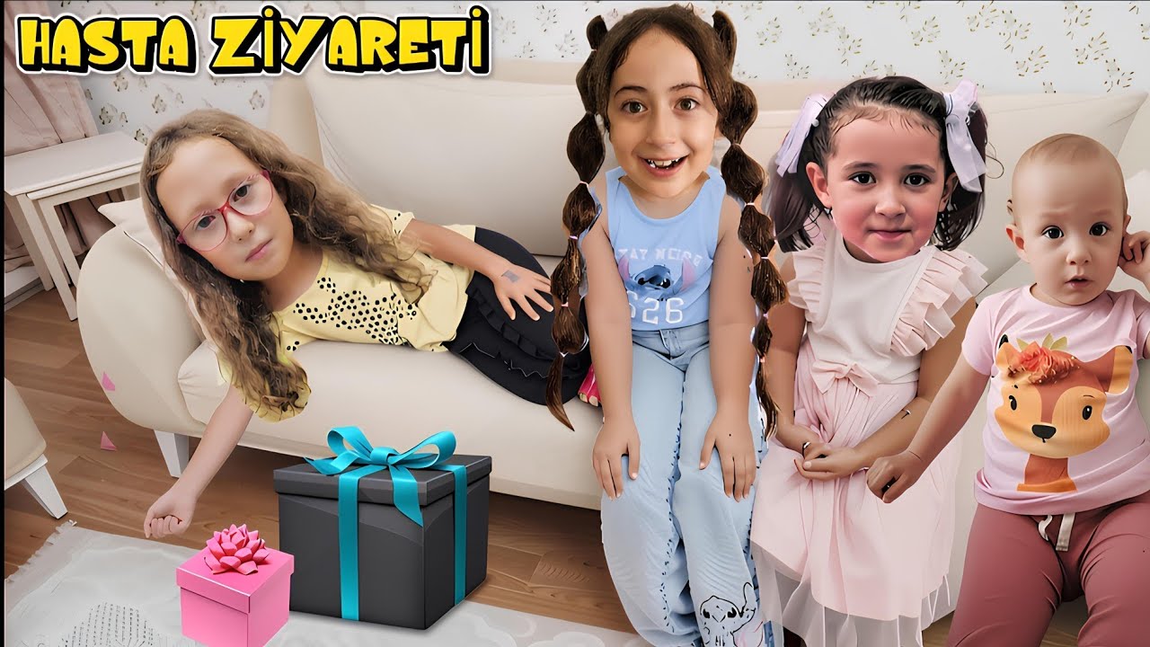 BAHAR AMELİYAT OLDU ! ESMA KUZENLERİNİ ZİYARETE GİTTİ HEDİYELER ALDIK BAHAR BANU ALYA ASELE SÜRPRİZ 