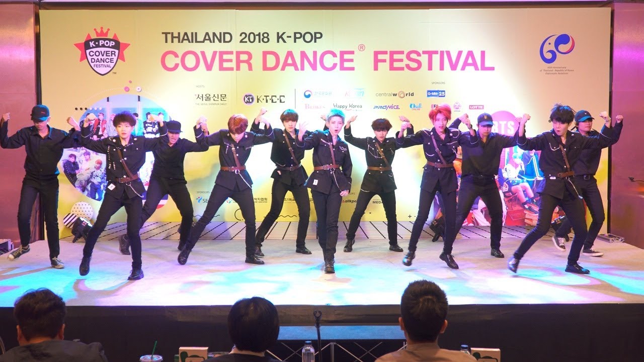 180512 1TRACK cover KPOP - Black on Black + BOSS (NCT U) @ 2018 Thailand K-POP Cover Dance Festival
