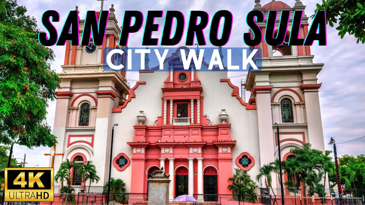 BEST San Pedro Sula City Walk 4K HDR Honduras Walking Tour