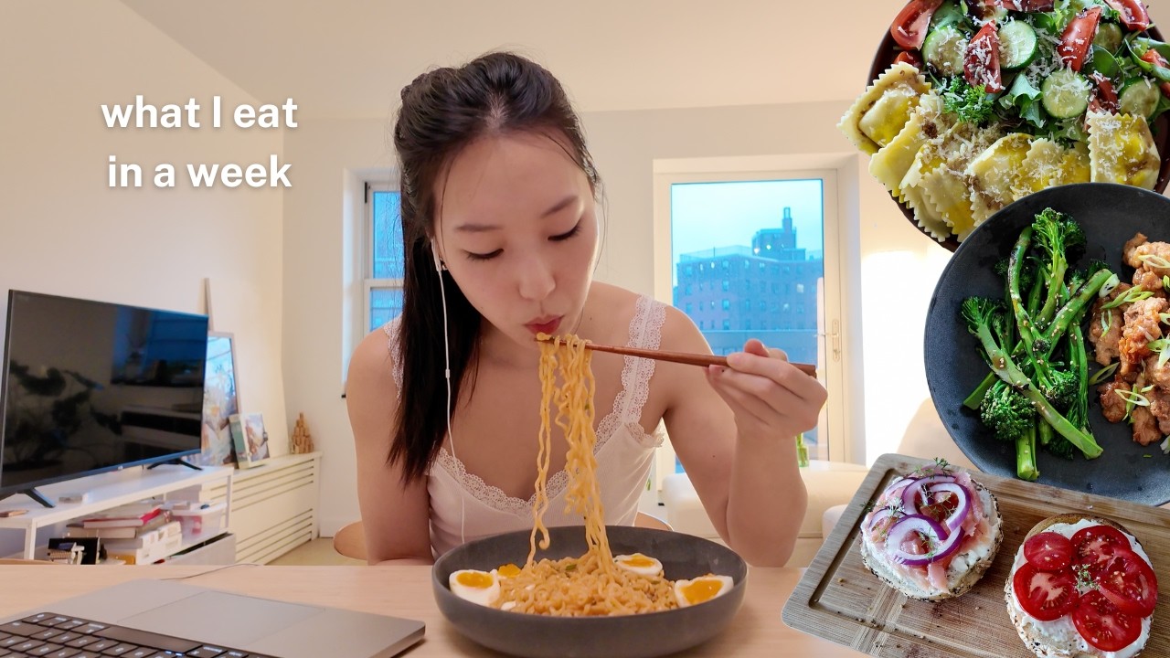 what I eat in a week | home cooking with minimal effort