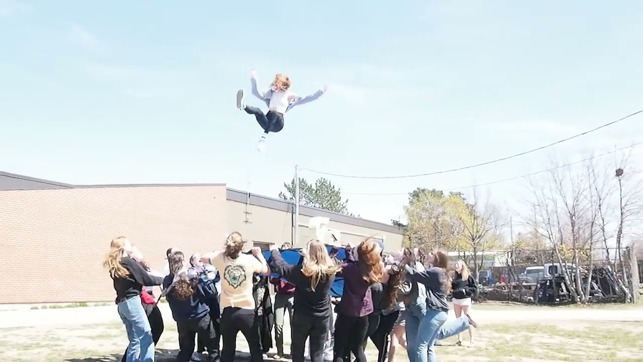 Inuit Blanket Toss at Saugeen District Senior School - April 26, 2024