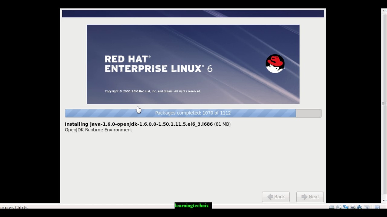 LINUX - RHEL 6 installation