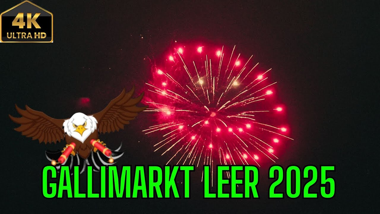 Feuerwerk zum 517. Gallimarkt in Leer 🎡🎆#eaglefireworks #gallimarkt #2025