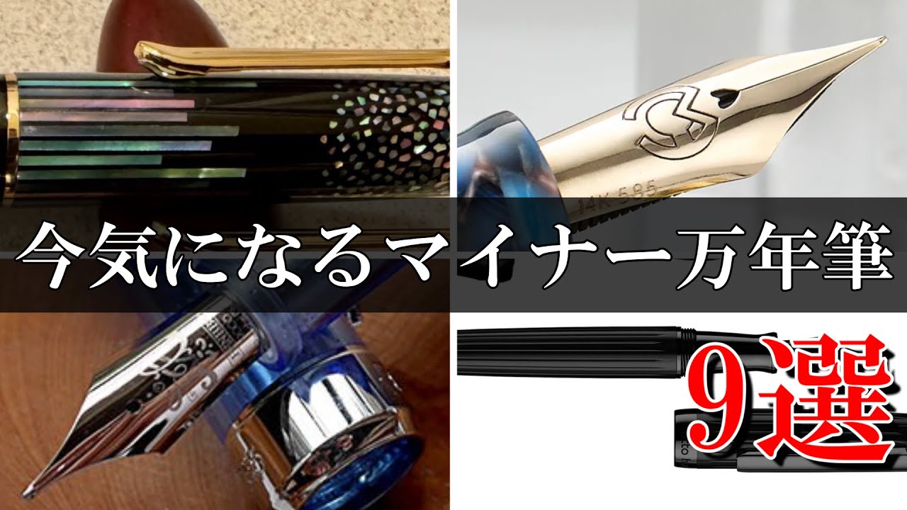 今気になってるけどまだ買ってない万年筆9選【ずんだもん】【四国めたん】【VOICEVOX】