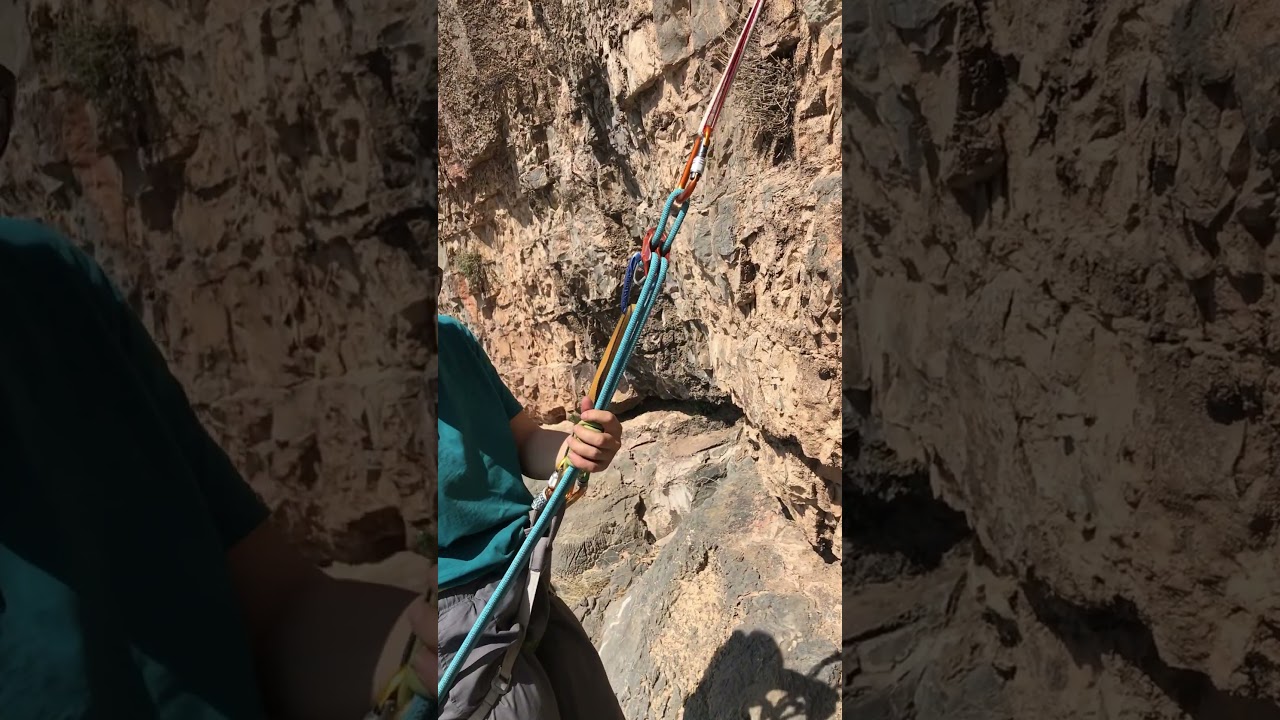 How to set up a Rappel? Advanced Rappel Techniques #abseiling #climbing