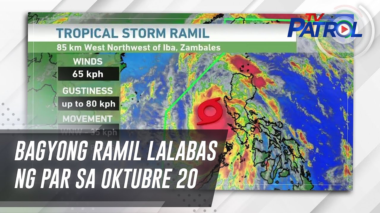 Bagyong Ramil lalabas ng PAR sa Oktubre 20 | TV Patrol