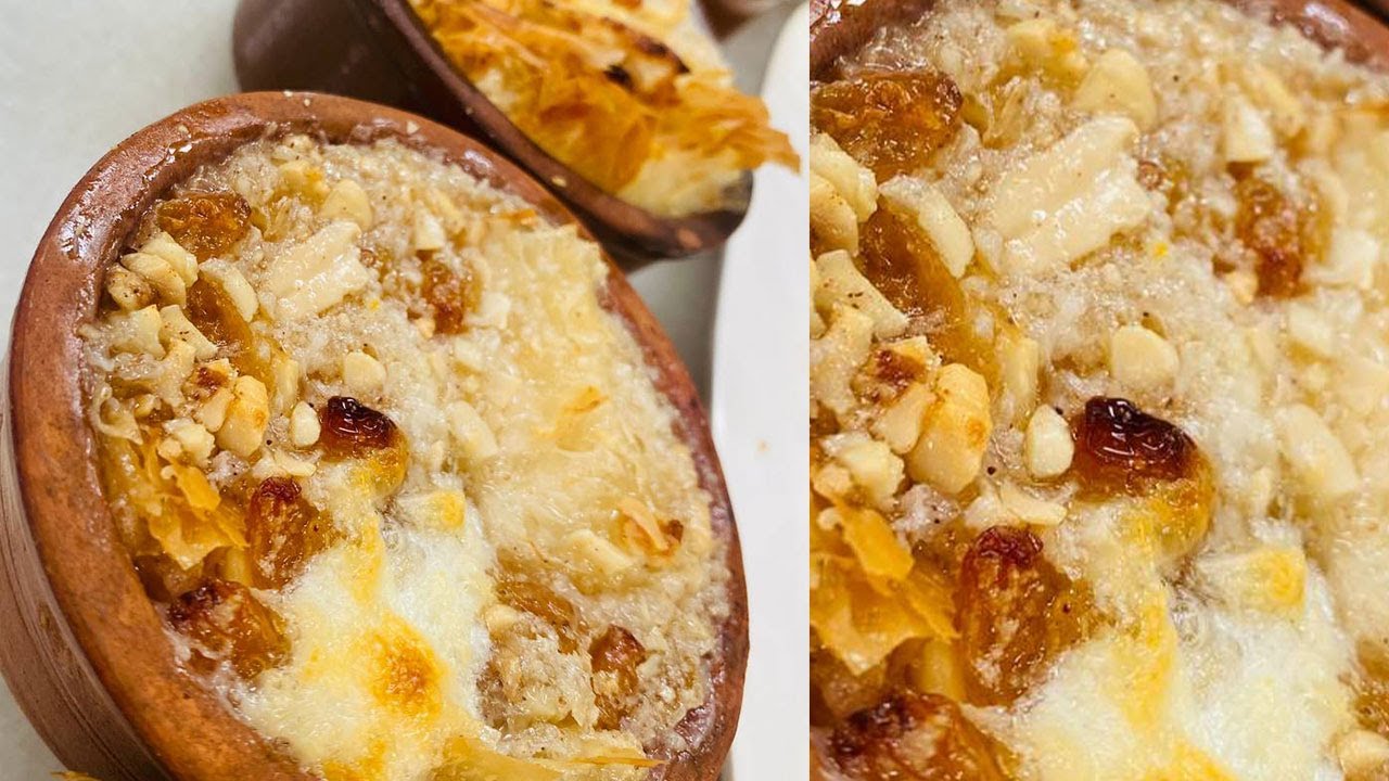 طريقة عمل أم علي بالجلاش | العزومة مع الشيف فاطمة أبو حاتي