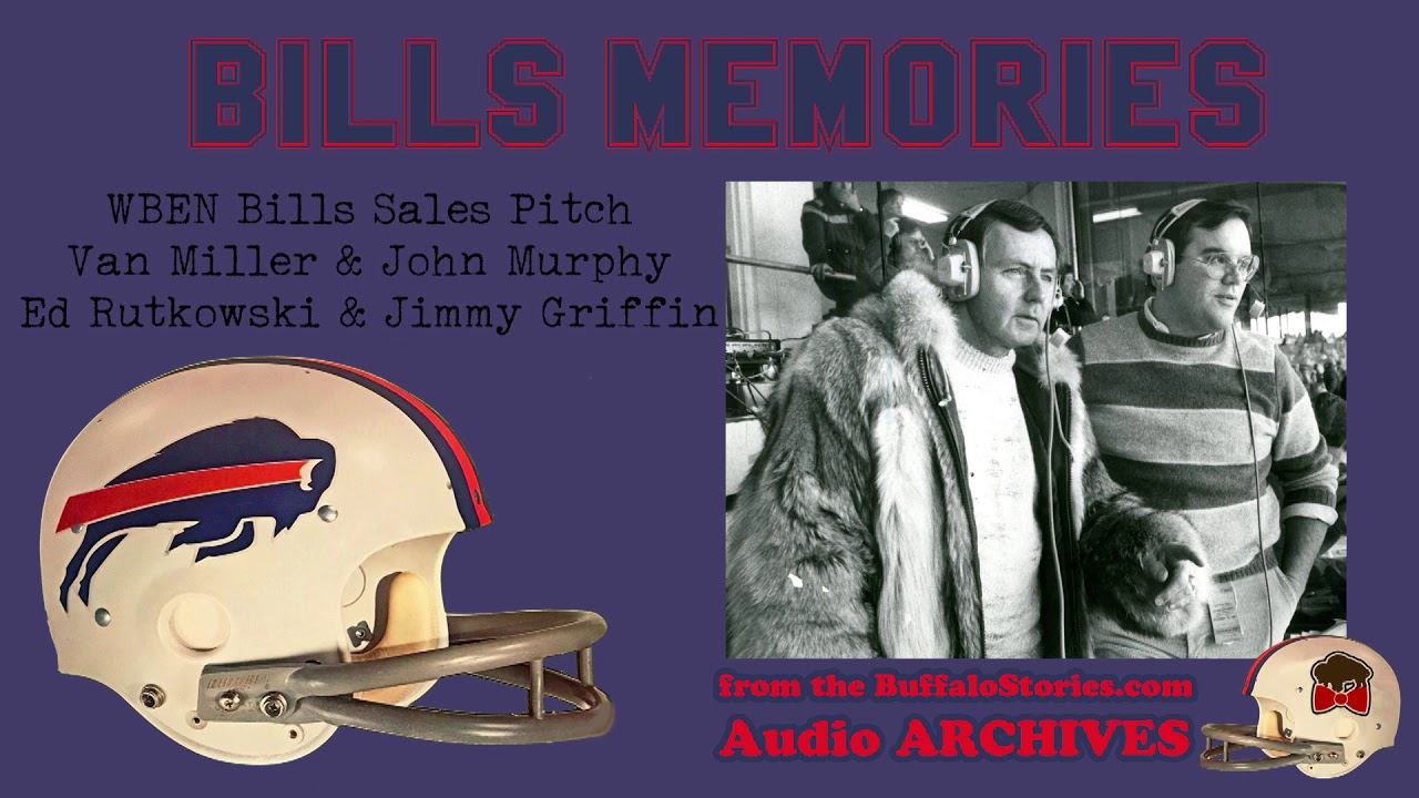 Buffalo Bills Radio Sales promo with Van Miller & John Murphy WBEN mid 80s