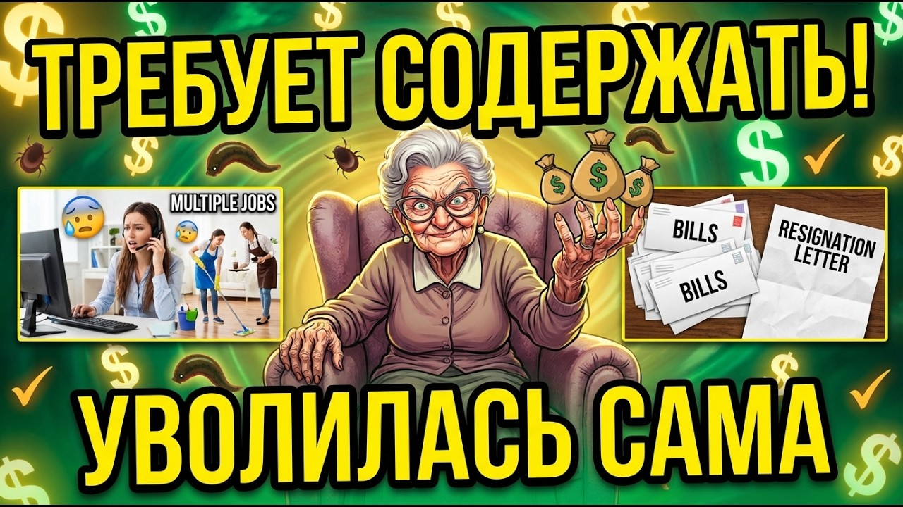 Мать мужа УВОЛИЛАСЬ с работы — теперь требует содержать её