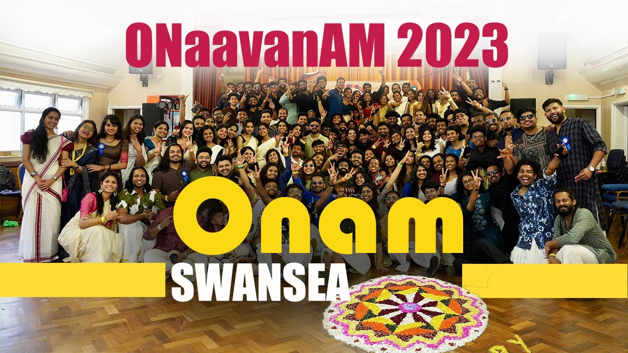 ONAM 2023 SWANSEA | ONAM CELEBRATION | SWANSEA STUDENTS | UK | IMNAH FELIX