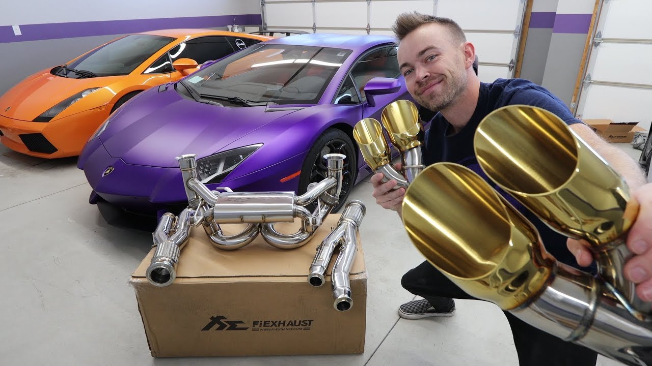 $12,000 Exhaust for my Lamborghini Aventador!!