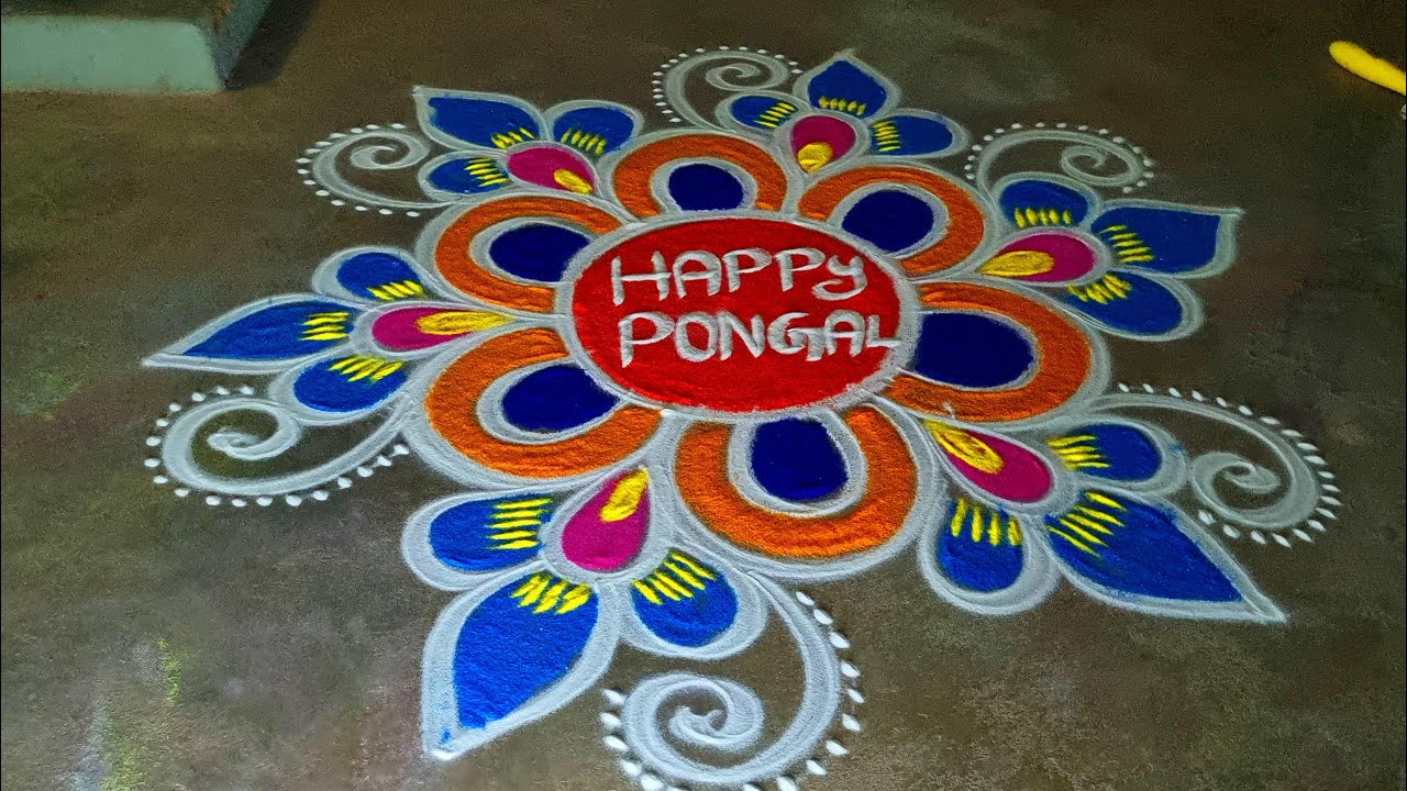 Bhogi pongal 🌻diyamuggulu  🌻 rangolidesigns 3*2🌻thai Pongal special 🌻mattu pongal flowers