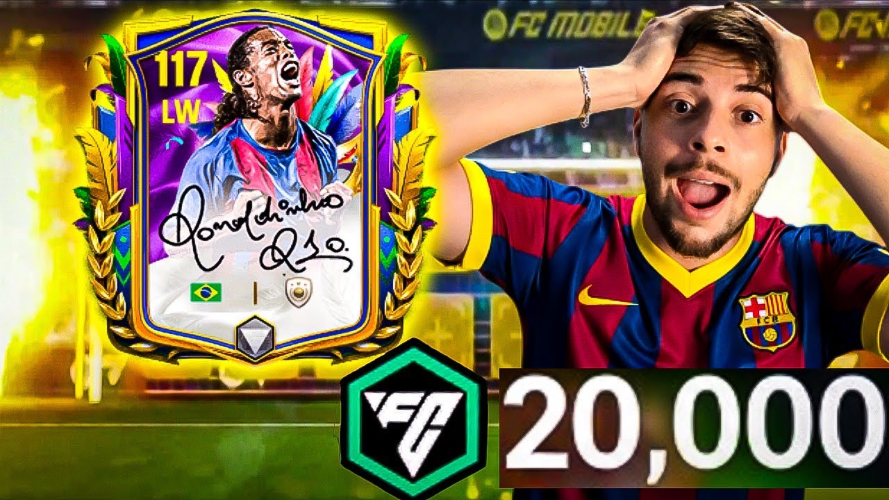 ZERAMOS A BOX 😱 PEGUEI O RONALDINHO PRIME DA BOX DO GINGA DO FC MOBILE 26 