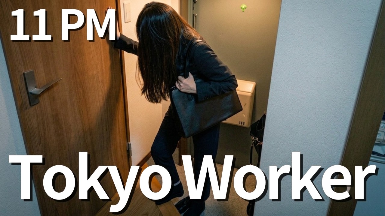 Tokyo Office 1Day Routine | 5am-1am | Overtime, Late-Night Dinner at Home
