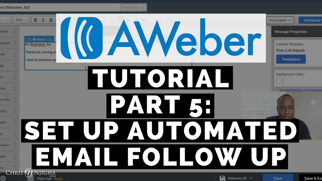 Get Email Marketing Automation! How to Set Up an Aweber Email Follow Up Sequence