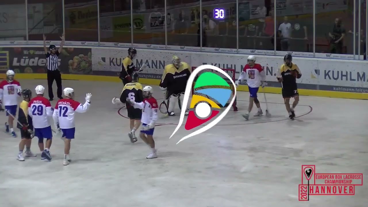 European Box Lacrosse Championship:  Group B - Germany vs Czech Republik. 2 Half
