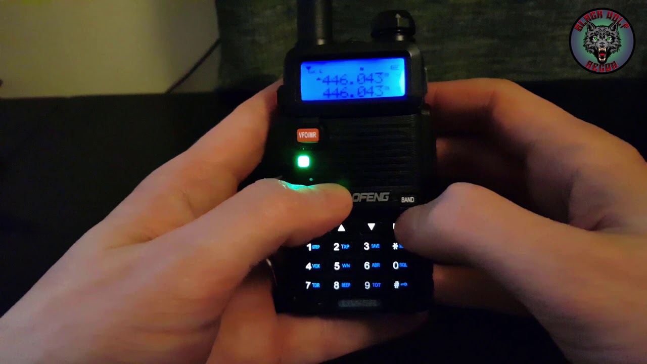 Programming the Baofeng UV-5R Radio for PMR 446 and CTCSS