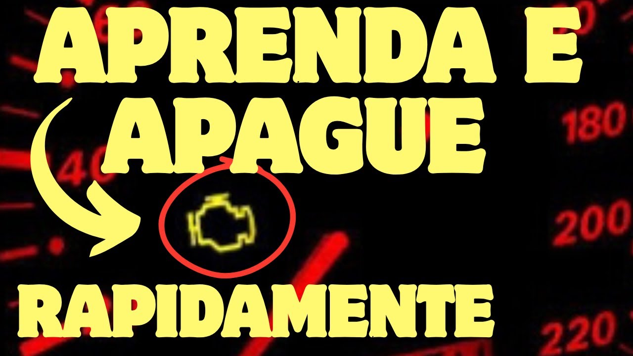Método infalível que APAGA A LUZ DE INJEÇÃO ELETRÔNICA DO CARRO, sem gasto de DINHEIRO.