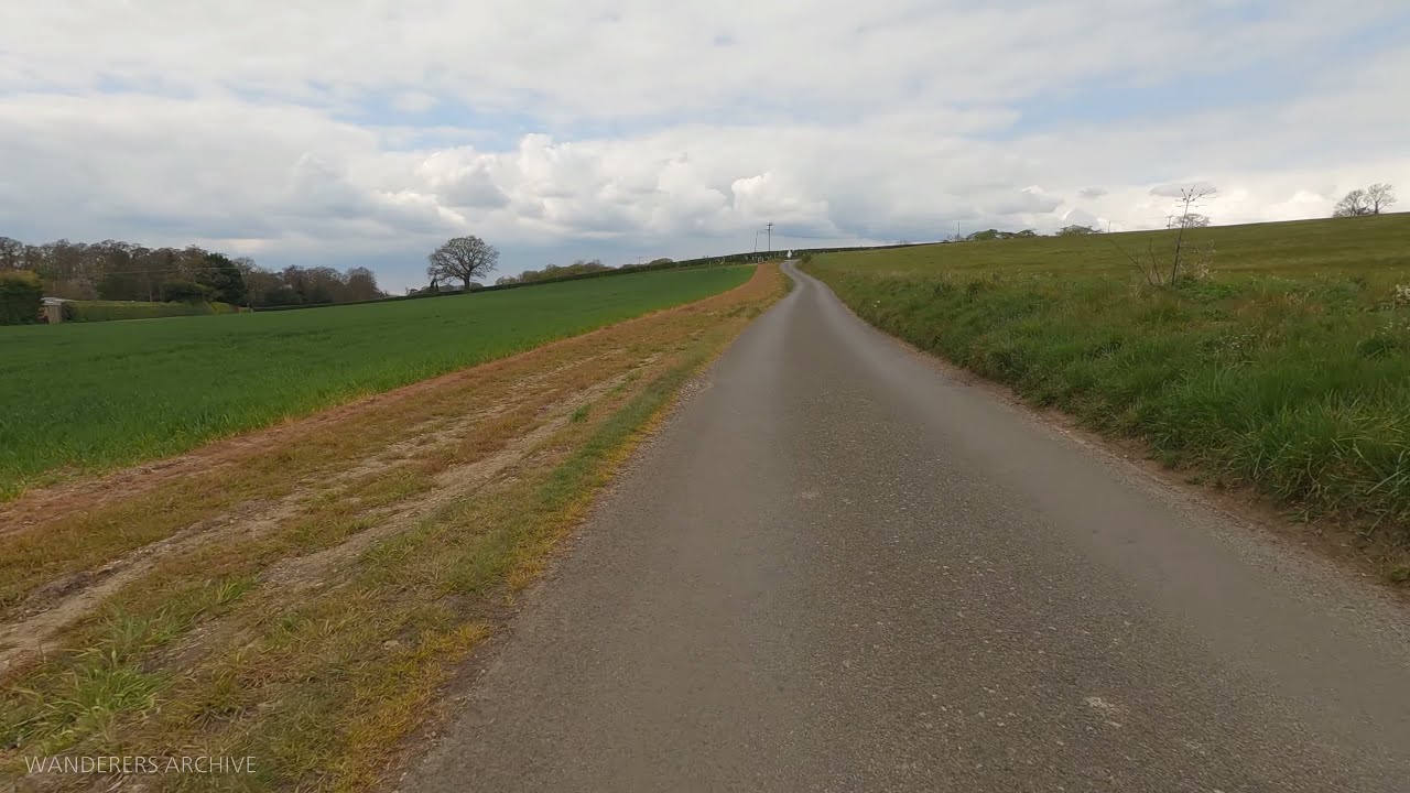 Cycling around villages in Hertfordshire, Brookmans Park to Sandridge via Woolmer Green [4K]