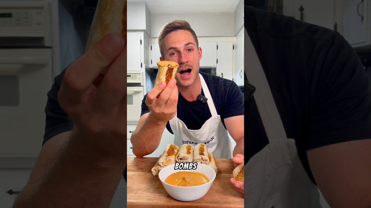 High Protein Burritos Meal prep #shorts
