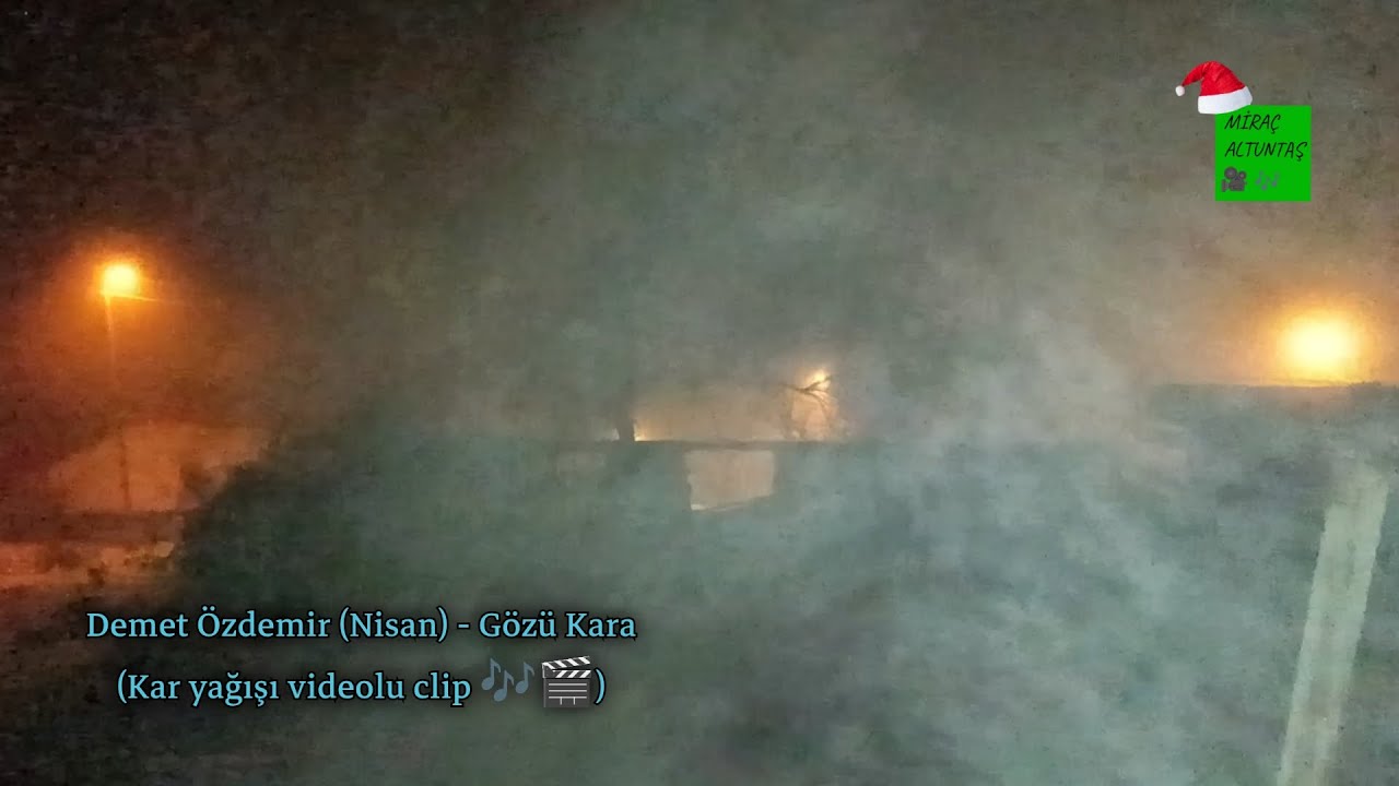 Demet Özdemir (Nisan) - Gözü Kara | Kar yağışı videolu clip 🎶🎬