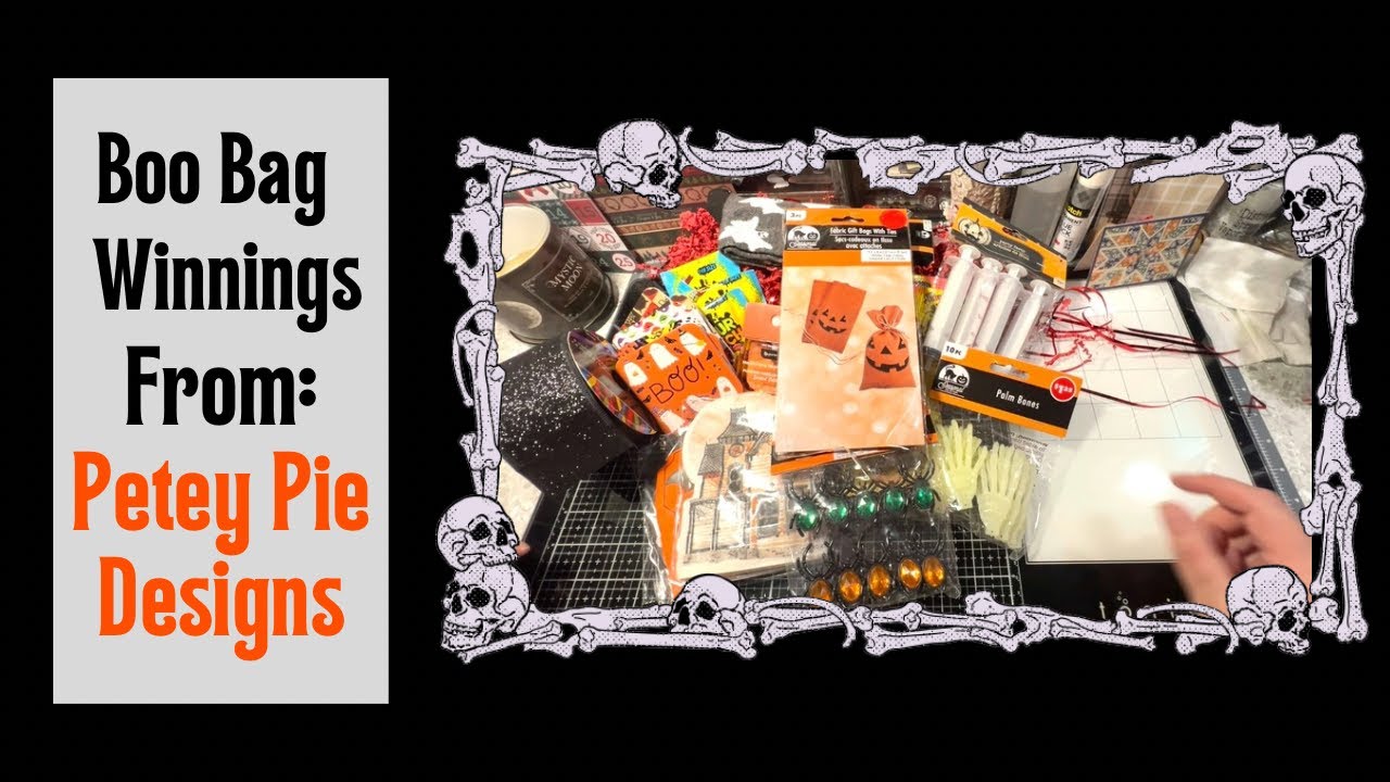 🎃 РАСПАКОВКА моего выигрыша в BOO BAG от @peteypiedesigns! | Spooky Crafty Happy Mail Reveal 👻