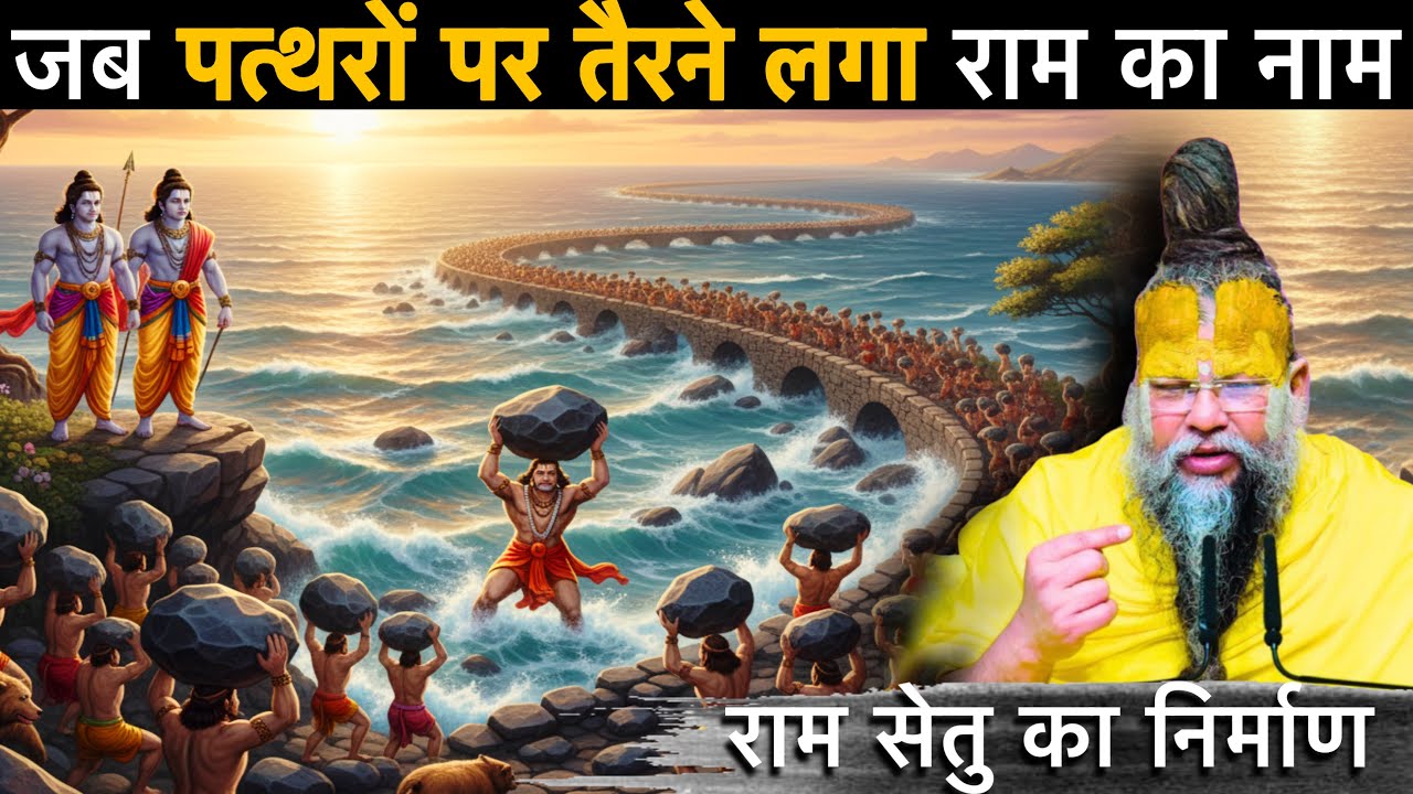 🔱जब पत्थरों पर तैरने लगा राम का नाम | महाशक्तिशाली राम सेतु का निर्माण 🙏