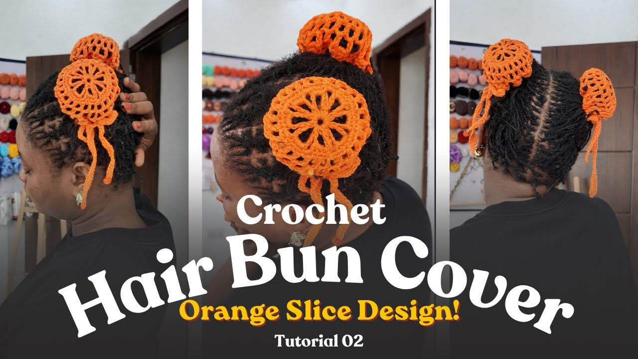 How To Crochet Hair Bun Cover | In depth Tutorial | Beginner Friendly Hair Accessories
