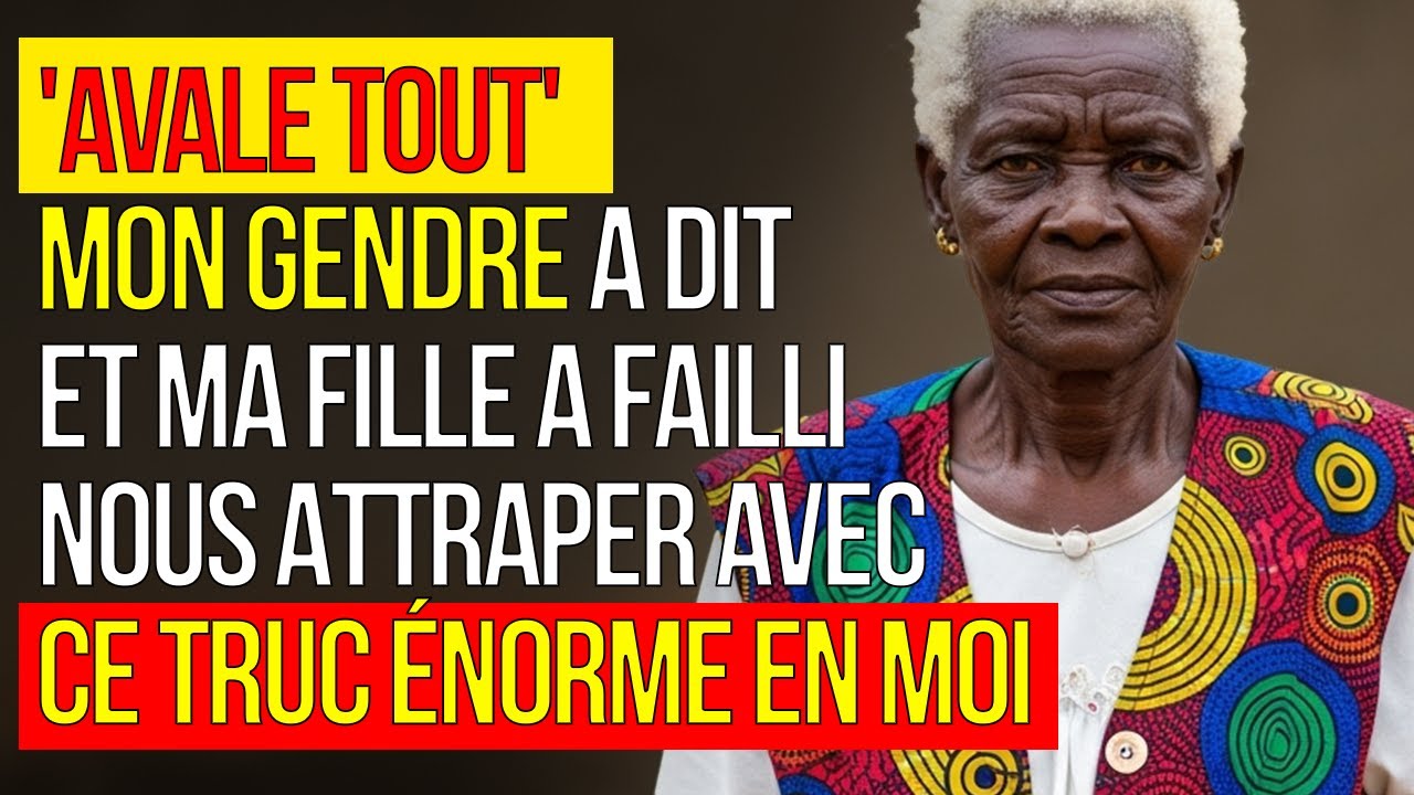 'AVALE TOUT' MON GENDRE A DIT ET MA FILLE A FAILLI NOUS ATTRAPER EN PLEIN ACTE!