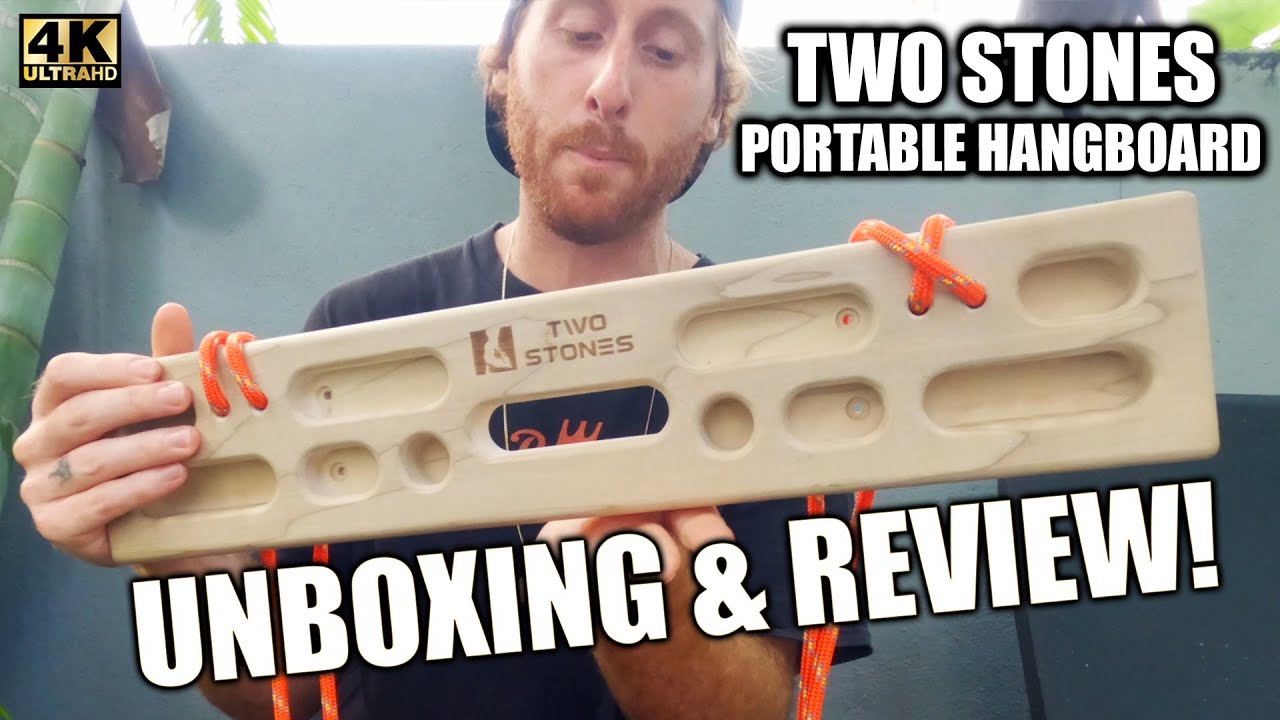 Two Stones Portable Hangboard Unboxing & Review!