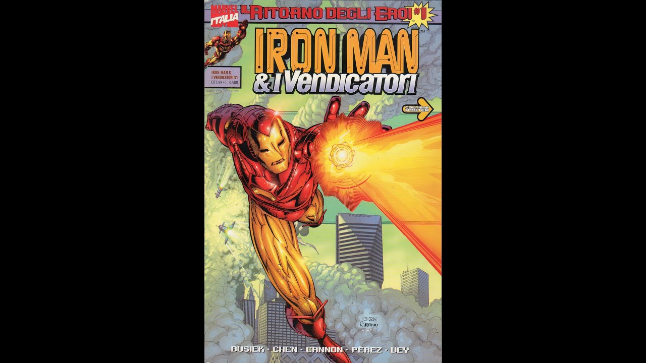 💊💊𝑷𝒊𝒍𝒍𝒐𝒍𝒆 𝑽𝒆𝒕𝒖𝒔𝒕𝒆: Iron Man # 1 - Il ritorno degli Eroi (Marvel Italia 1998)