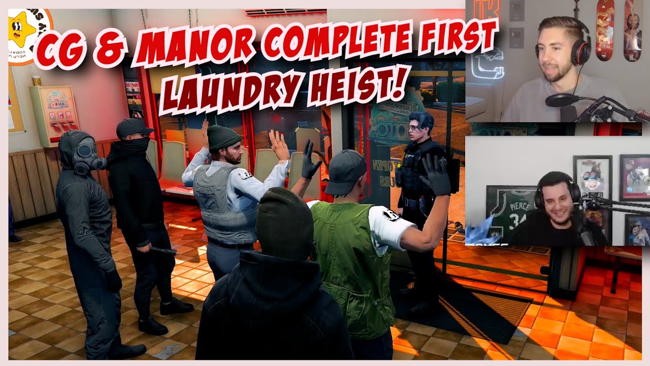 SK & Matt COMPLETE first Laundry Heist with CG (ft Mr K & Ramee) | MDM | GTA RP | NoPixel 4.0