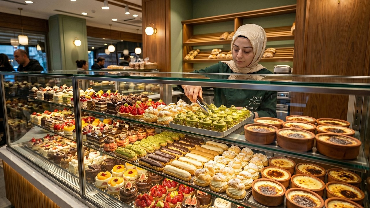 Women Pastry Chefs Make Incredible Desserts! Inside a Turkish Patisserie