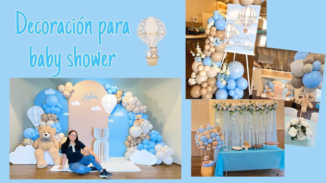Decoración para baby shower 