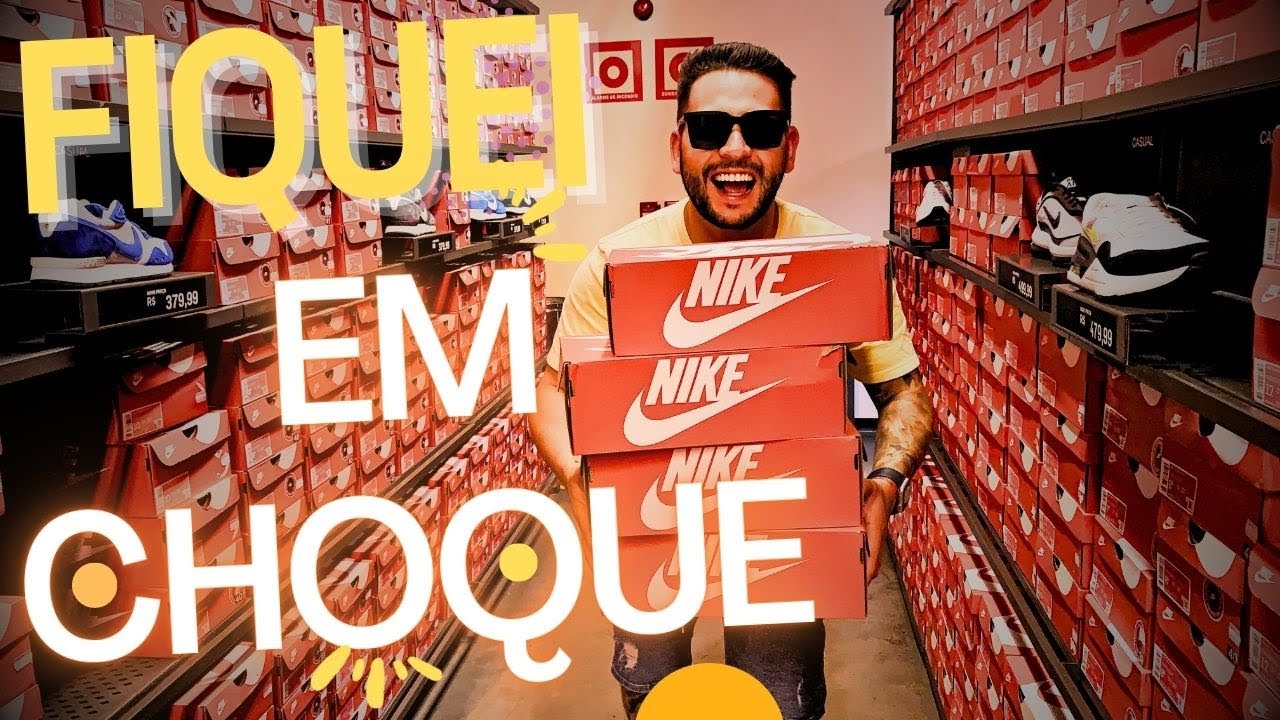 FIQUEI EM CHOQUE COM ESSA LOJA DA NIKE ‹FABRICIO RAMOS›  #nikeoutlet  #nikebrasil #brasil #outlet