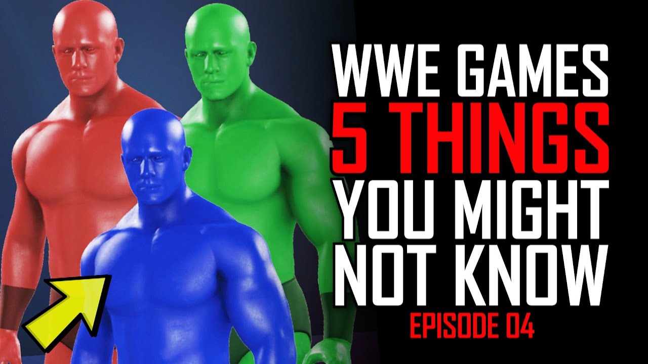 WWE GAMES: Secrets, Easter Eggs & Awesome Details #4 (Long Lost BLUE, Cole vs Rumble & More)