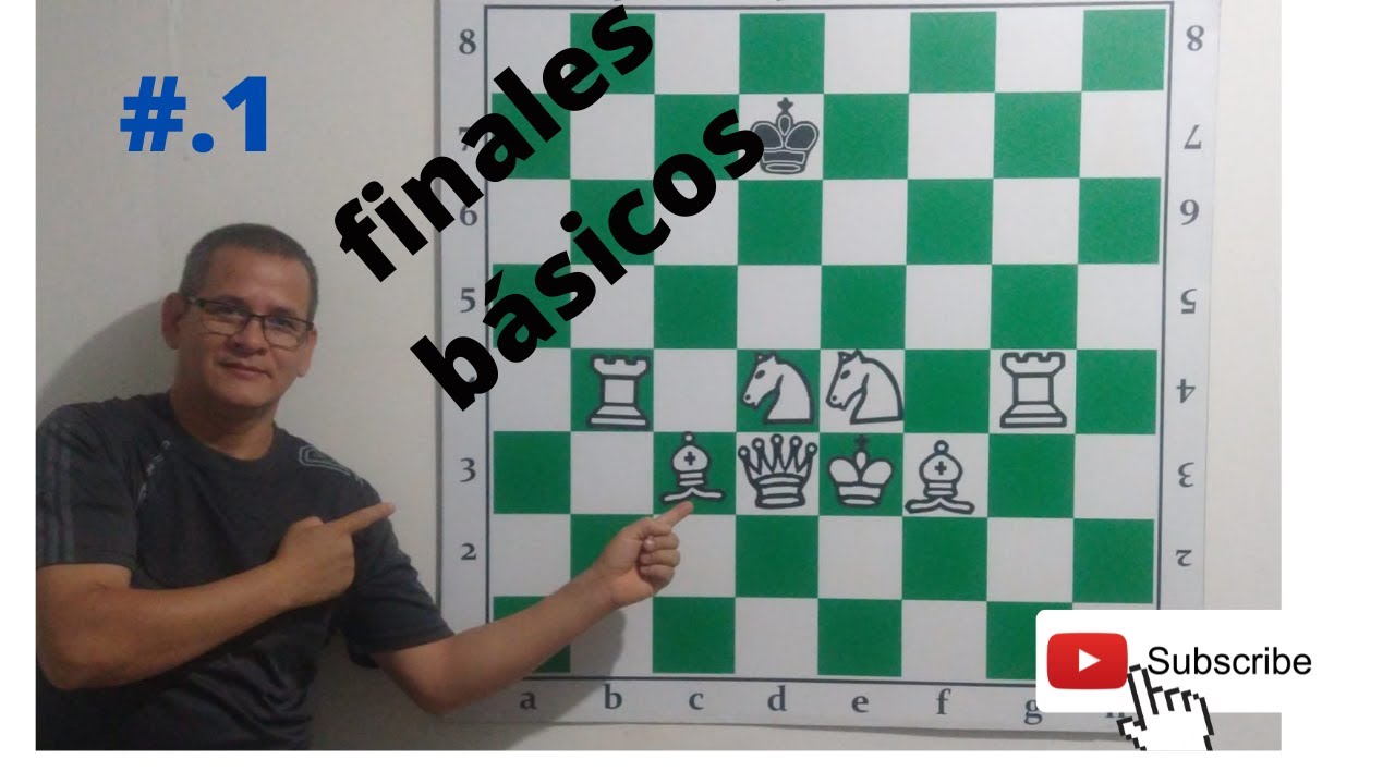 Finales Básicos de ajedrez  Mate de Torre y Dama contra Rey #1