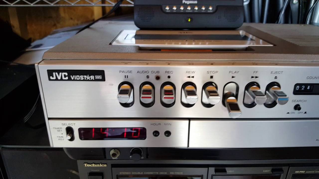 Vintage JVC-HR-330U  The world's first VHS-based VCR 1977 - TEST