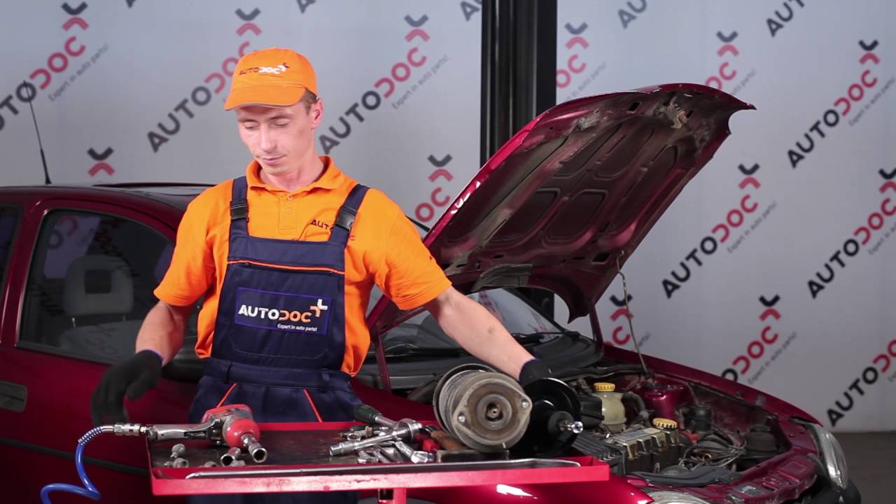 Kako zamenjati&nbsp;sprednji amortizerji&nbsp;na&nbsp; OPEL CORSA B [VODIČ]