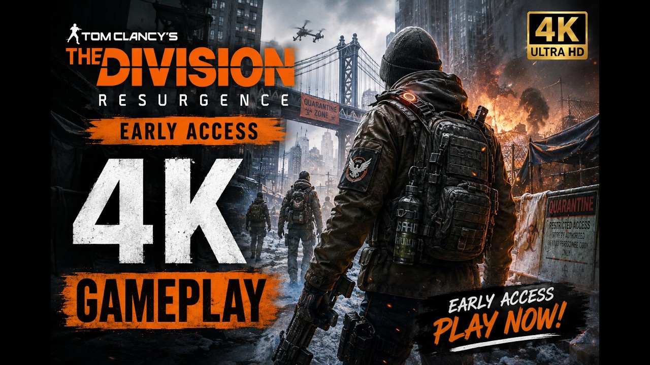 The Division Resurgence - Early Access 4K Gameplay
