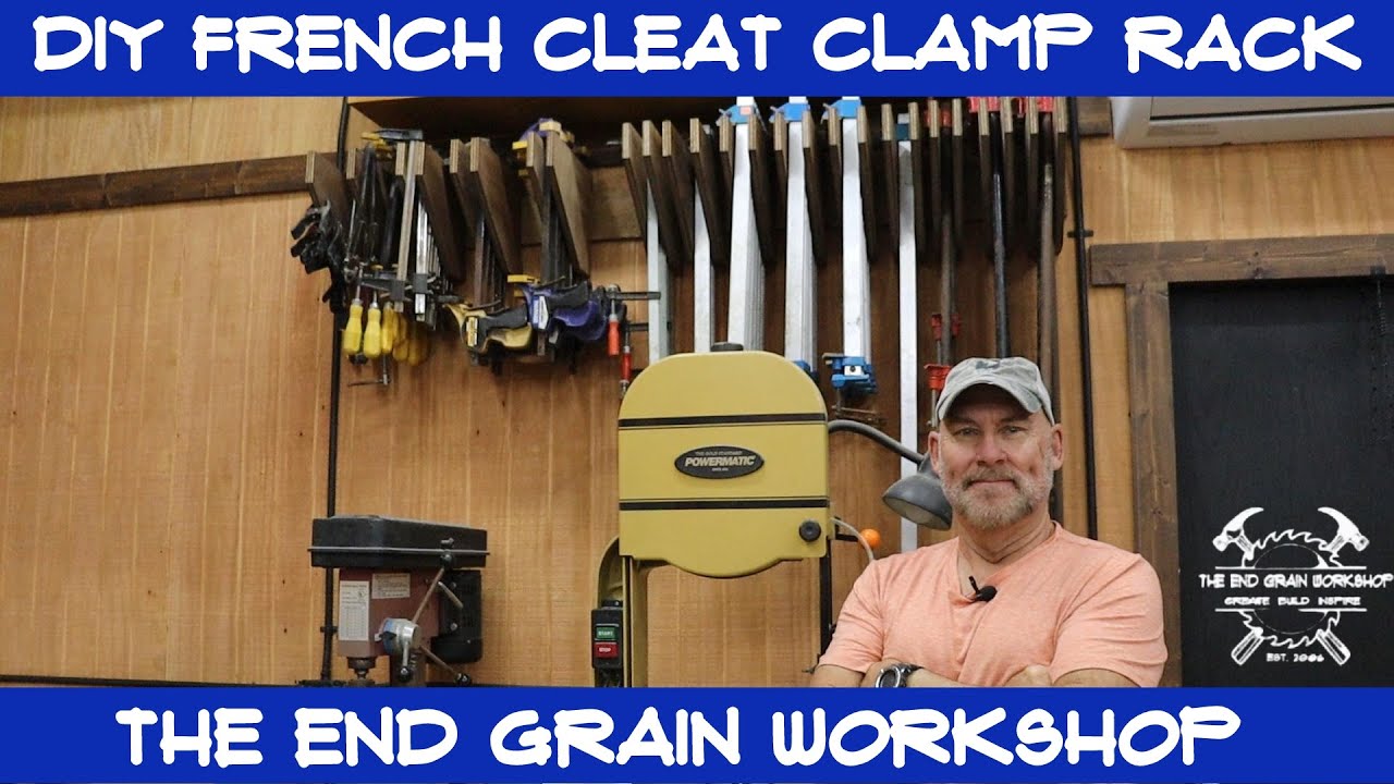 Стойка для настенного зажима с французскими планками своими руками — The End Grain Workshop
